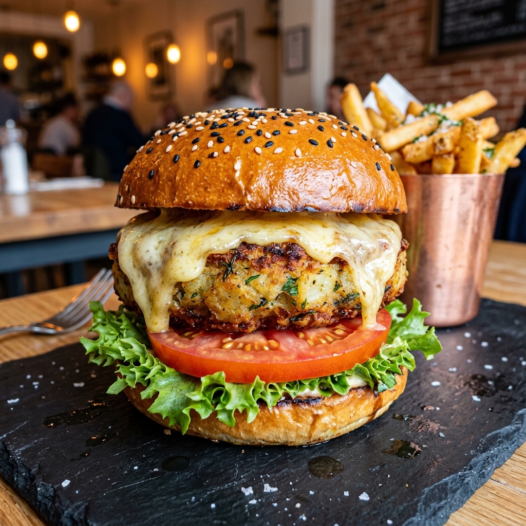 Gourmet Vegetarian Burger